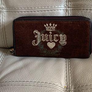 Suede Juicy Couture wallet